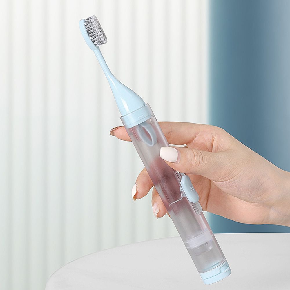여행용 칫솔 치약 디스펜서 휴대용 접이식 양치세트 - 상세 이미지 3