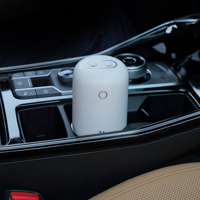 노멀라이프 차량용 듀얼미스트 저소음 무선 미니가습기