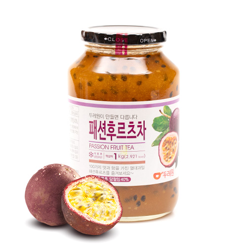 두레원 패션후르츠차 1kg 패션후르츠청