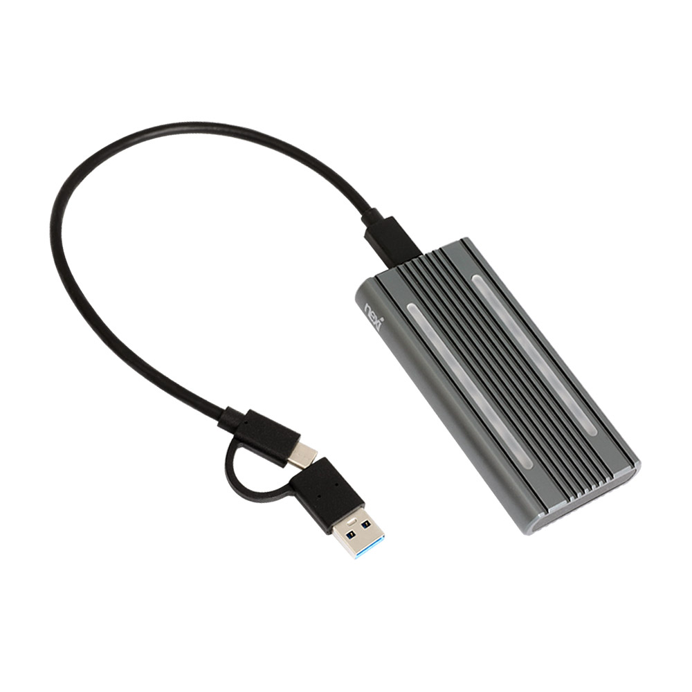USB C타입 NVMe M.2 SATA 썬더볼트 호환 Gen2 외장 케이스 SSD 리더기 - 상세 이미지 2