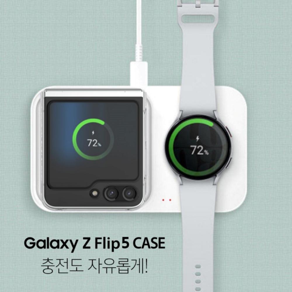 갤럭시 Z플립2 투명 케이스 하포 - 상세 이미지 4