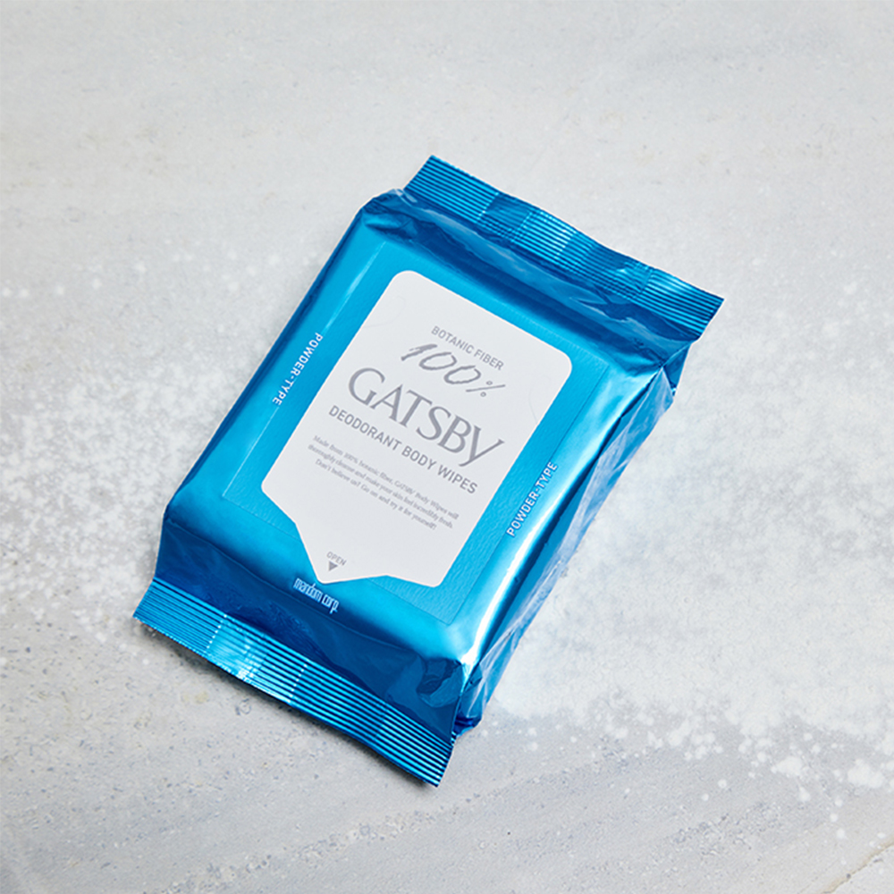 갸스비 데오도란트 샤워 티슈 파우더 쿨시트러스 대용량 30매 1개 - 상품 이미지