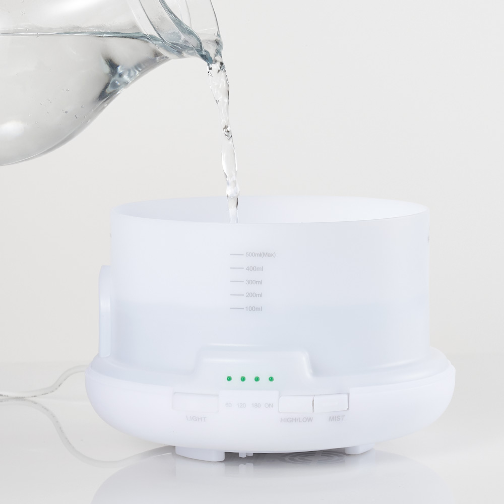 오아 무드500 미니 가습기 초음파 소형 간편세척 신생아 캠핑 원룸 세척편한 통세척 침실