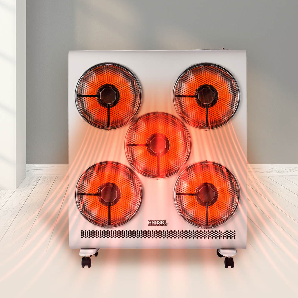 한솔 하이라이트 전기히터 5구 업소용 산업용 대형 전기난로 공업용 사무실 공장 난방기