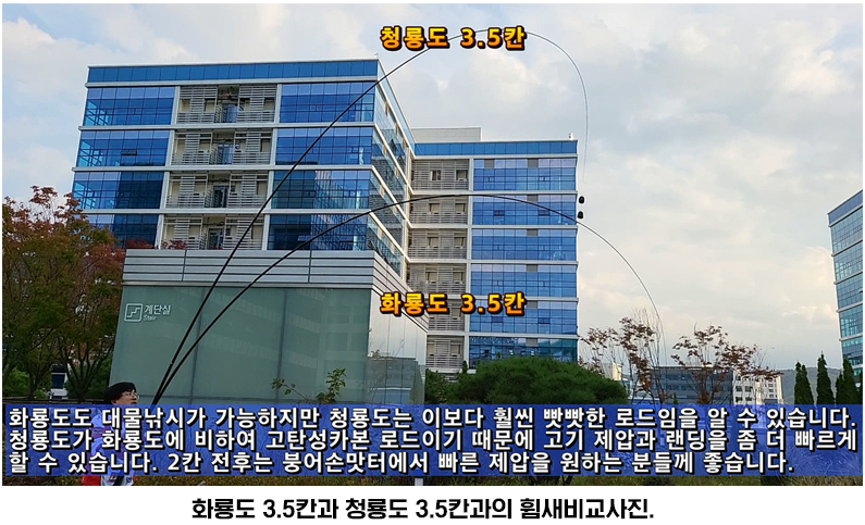 씨호크 청룡도 민장대 540 바다 민물 붕어 저수지 방파제 대물 낚시대 - 상세 이미지 3