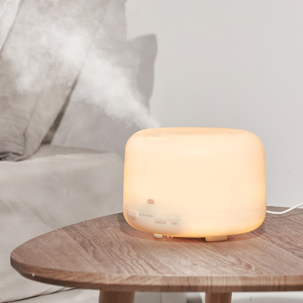 오아 무드500 미니 가습기 초음파 소형 간편세척 신생아 캠핑 원룸 세척편한 통세척 침실