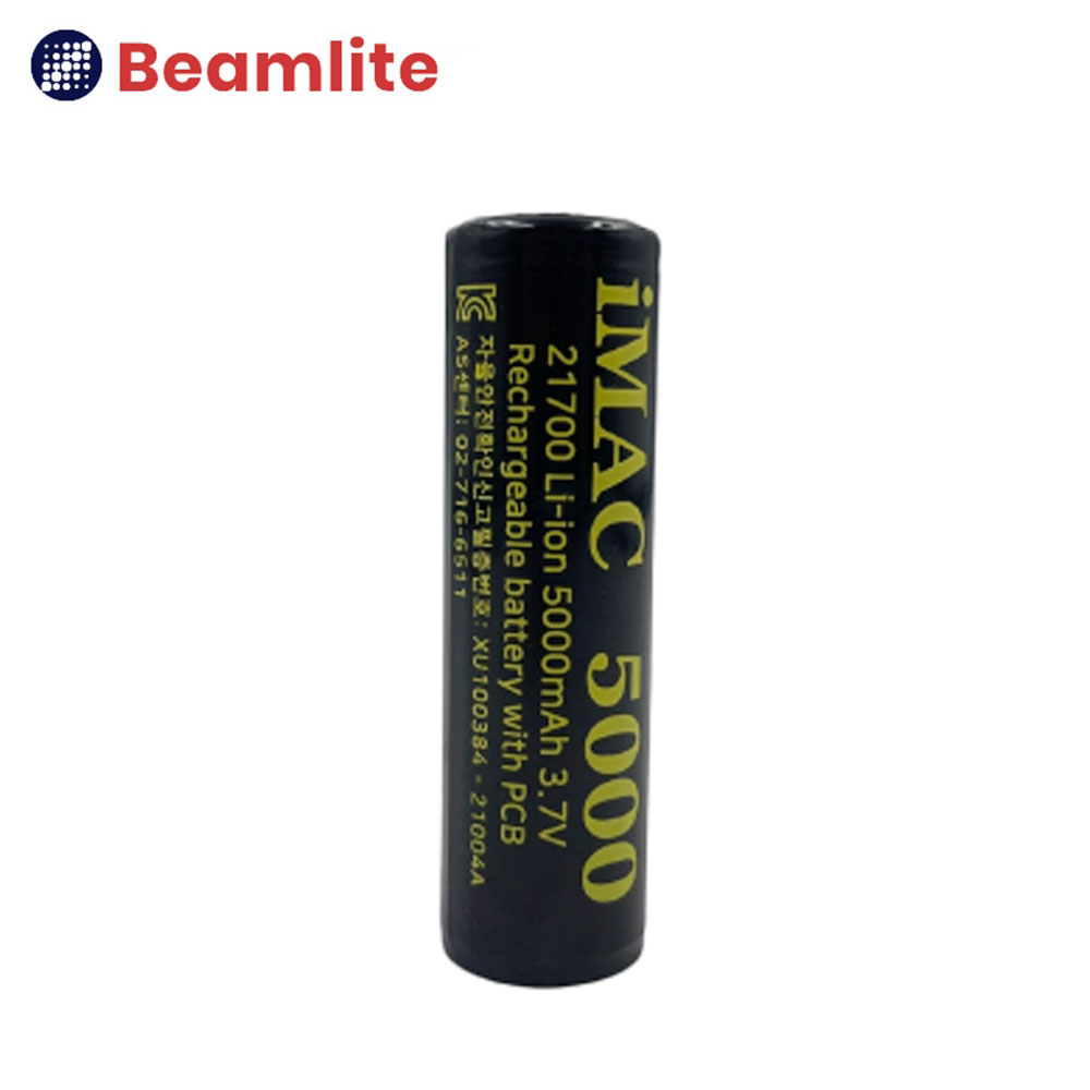 5000mAh 21700 리튬이온 배터리 3.7V 보호회로 KC 충전 밧데리 축전지 - 상세 이미지 2