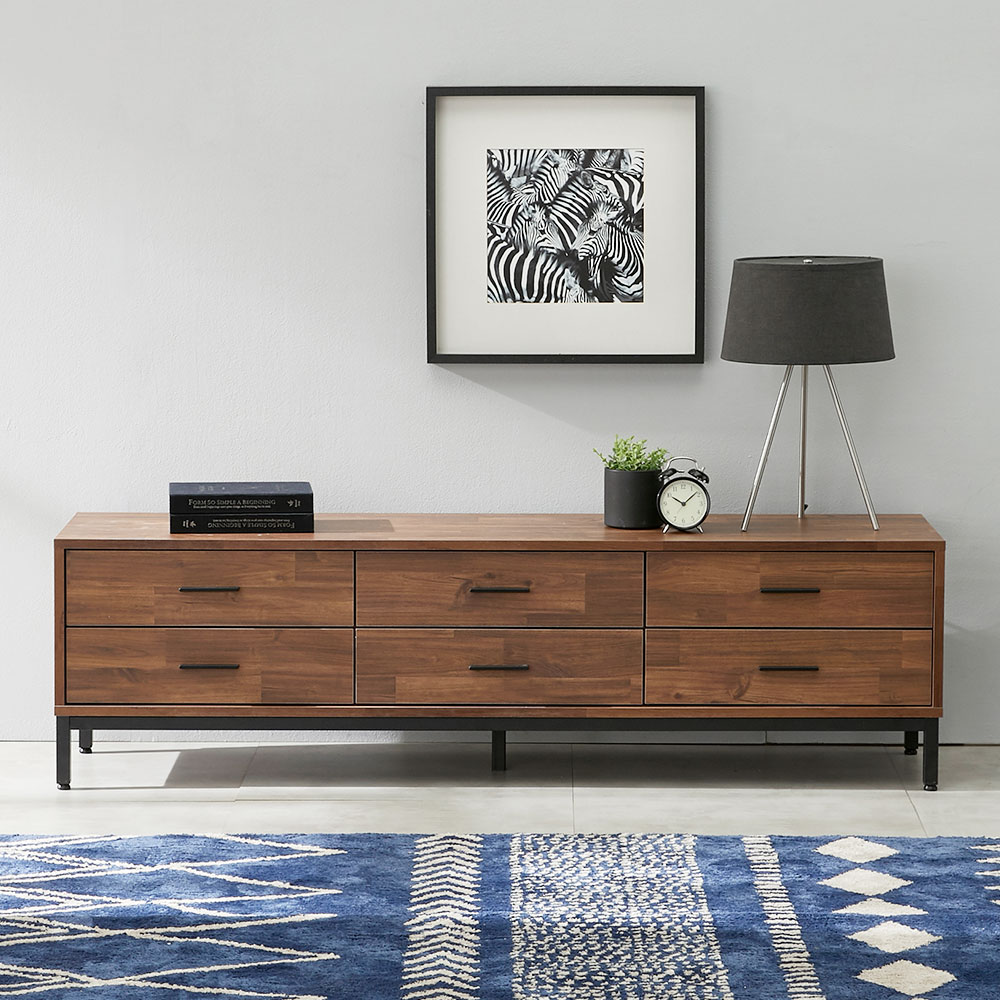 오키 높은 거실장 수납장 티비다이 tv장 1600