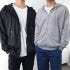 L-5XL 남자 후드 집업 빅사이즈 봄 가을 겨울 무지 남성 학생 얇은 ... 착용 후기 | 사이즈/핏 총정리 썸네일