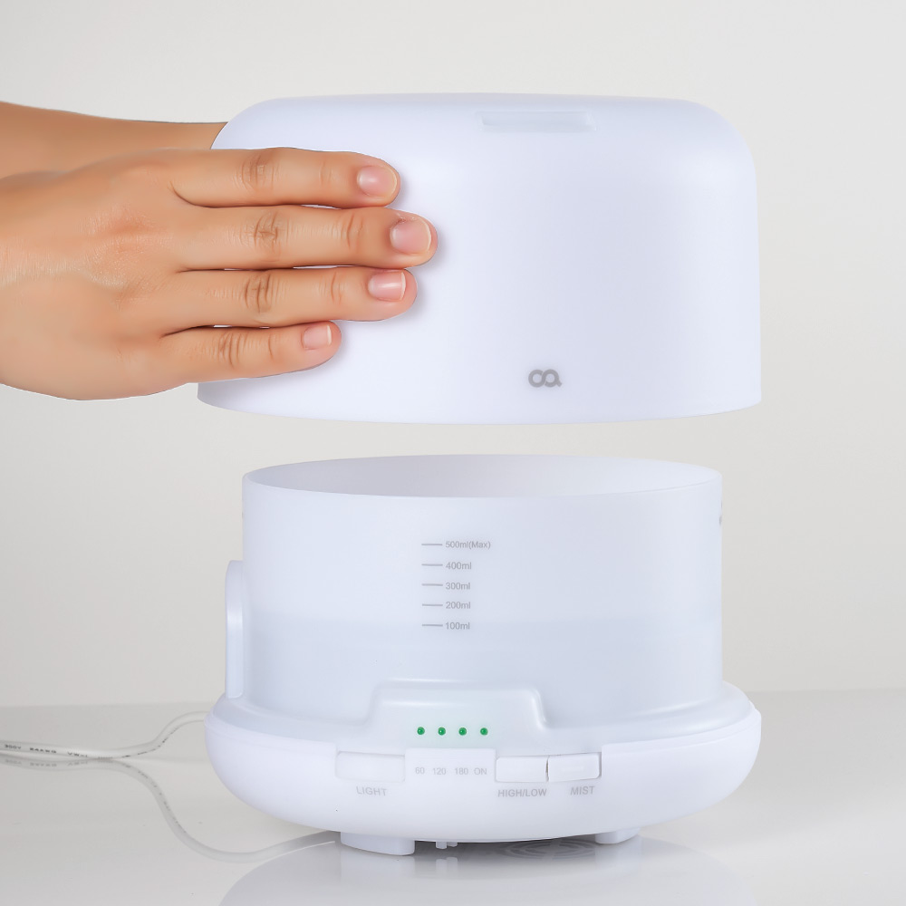 오아 무드500 미니 가습기 초음파 소형 간편세척 신생아 캠핑 원룸 세척편한 통세척 침실