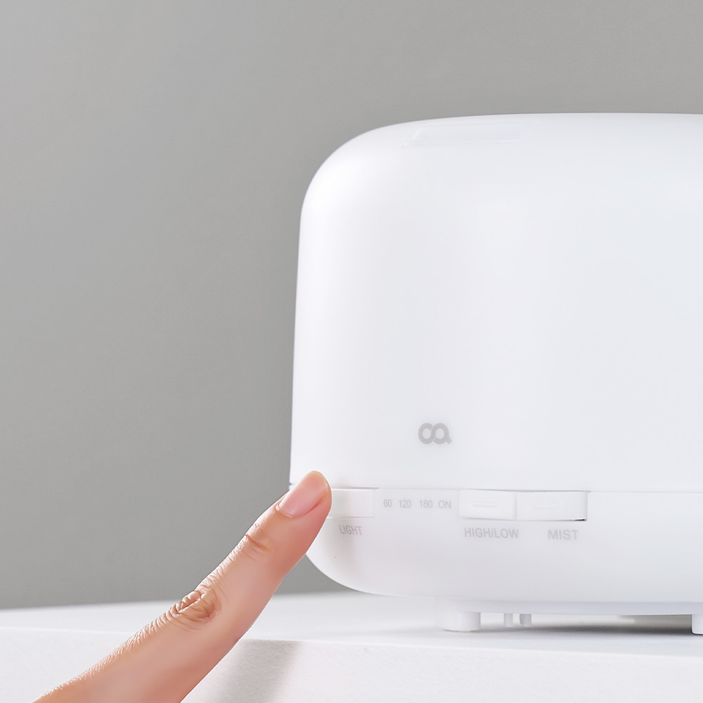 오아 무드500 미니 가습기 초음파 소형 간편세척 신생아 캠핑 원룸 세척편한 통세척 침실