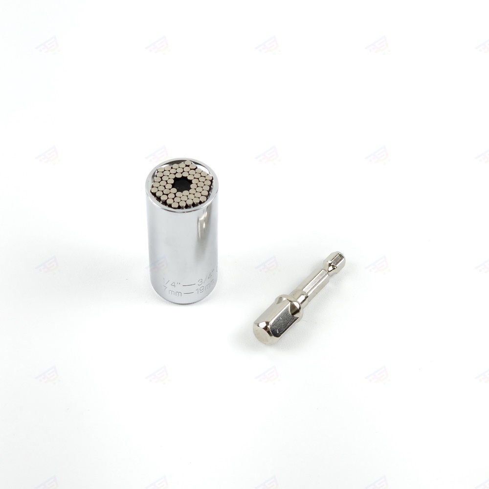 전동드릴 멀티 만능 렌치 7mm-19mm 설비 기계 차 자전거 수리 정비 육각 나비 너트 볼트 스패너 공구 - 상품 이미지