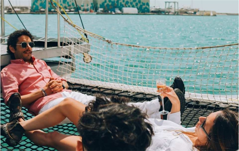 스페인 바르셀로나 에코 쌍동선 크루즈 이미지 3