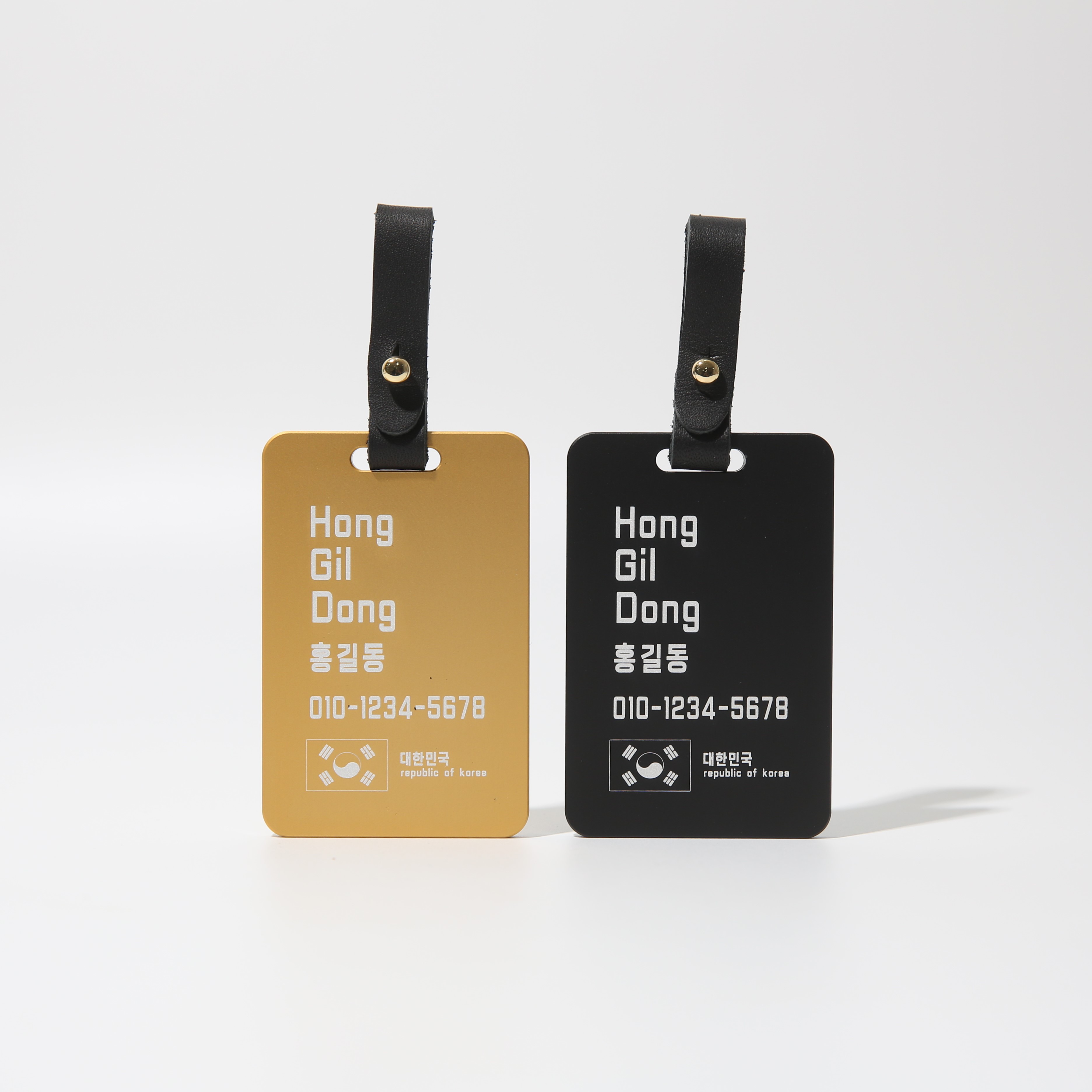 위씨 We.C 골프 네임택 캐리어 가방 캐디백 이름표 동호회 단체 주문 제작 OEM - 상품 이미지