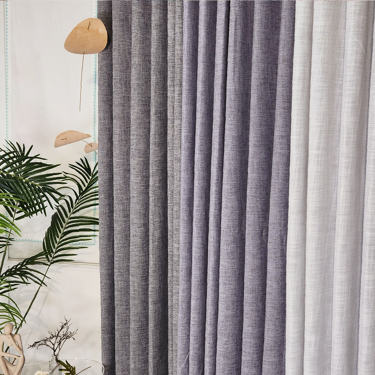 아르일랑 완벽 암막 커튼 빛차단율 100% 형상 기억 가공 1cm 민자 타입 임페리얼