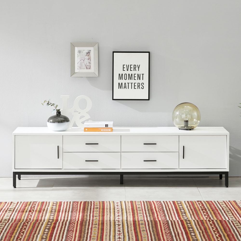 오키 높은 거실장 수납장 티비다이 tv장 1600