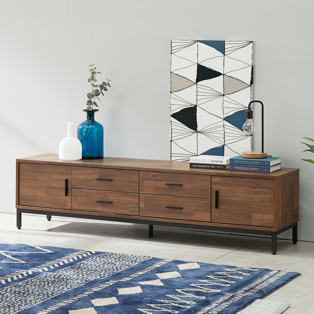 오키 높은 거실장 수납장 티비다이 tv장 1600