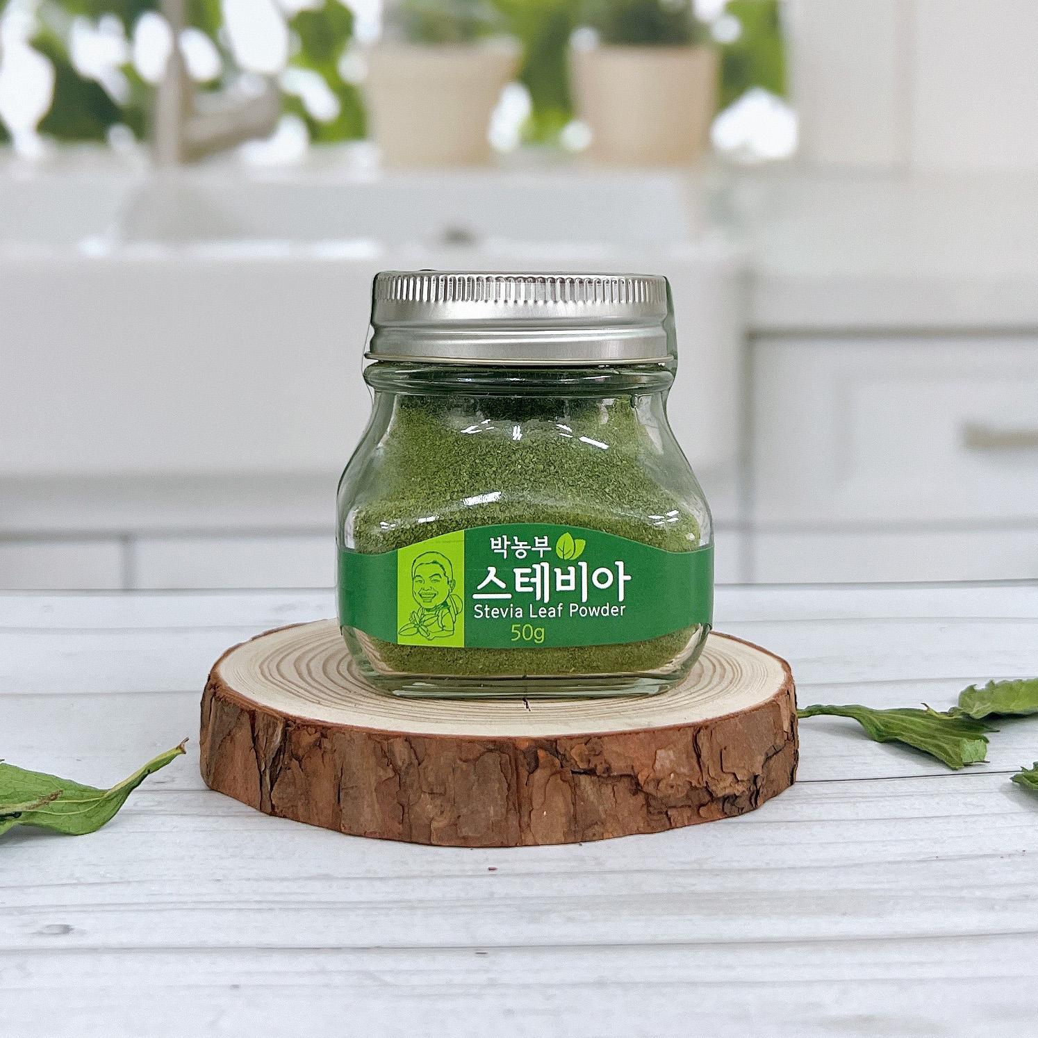 비정제설탕 당뇨 칼로리없는 스테비아 설탕 50g 무농약 유기농 박병호 스테비아 분말 - 상세 이미지 2