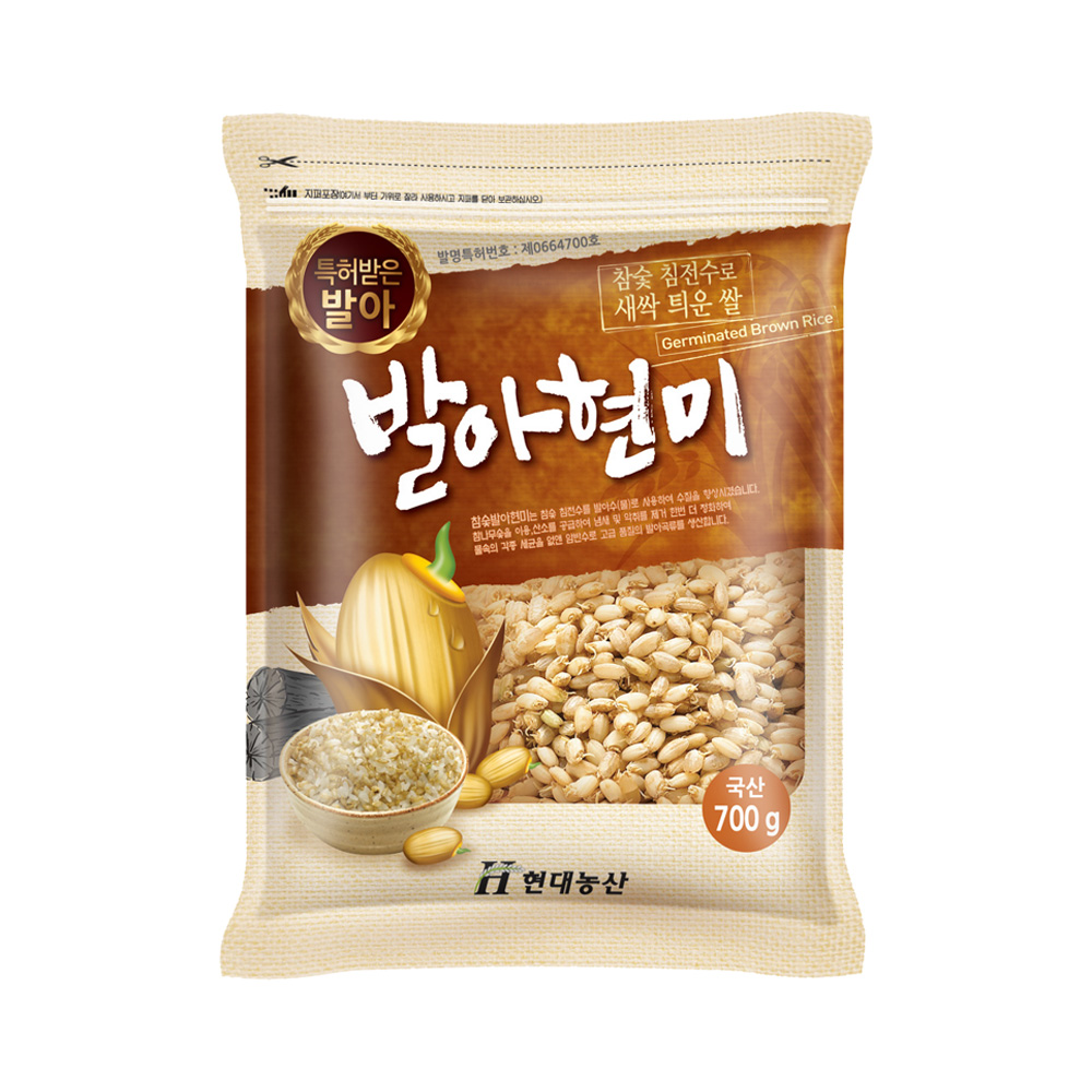 국산 발아현미 700g : 주식회사 현대농산