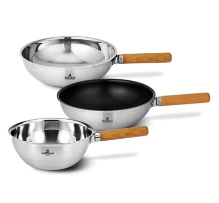 벨락 궁중팬 캠핑 웍 후라이팬 스텐 20cm