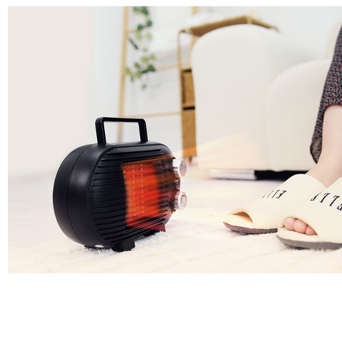 책상히터 저전력난로 책상용히터 사무실온열기 탁상용난로 이미지 4