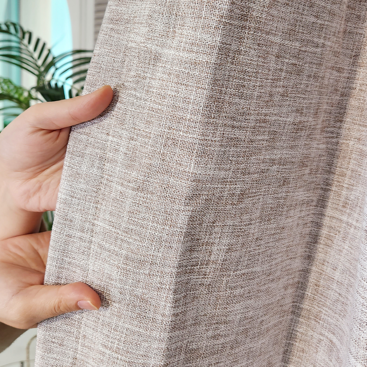 아르일랑 완벽 암막 커튼 빛차단율 100% 형상 기억 가공 1cm 나비주름 타입 임페리얼