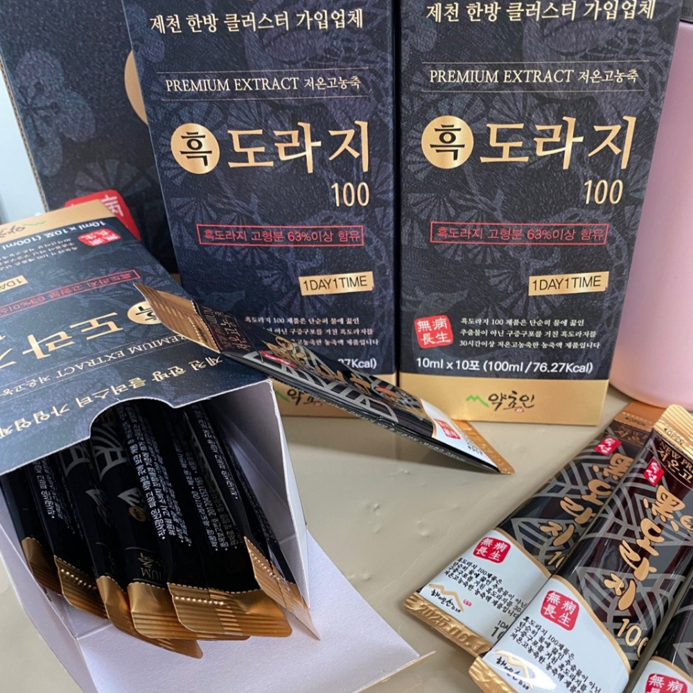 흑도라지진액 약도라지청 도라지즙 스틱 기력회복 약초인 30포, 1개 - 상세 이미지 5