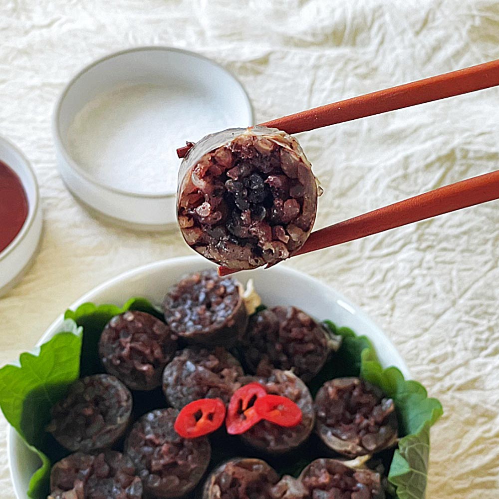 속이 꽉찬 야채 고기 막창 찰순대 토속피순대 500g 1kg - 상세 이미지 4