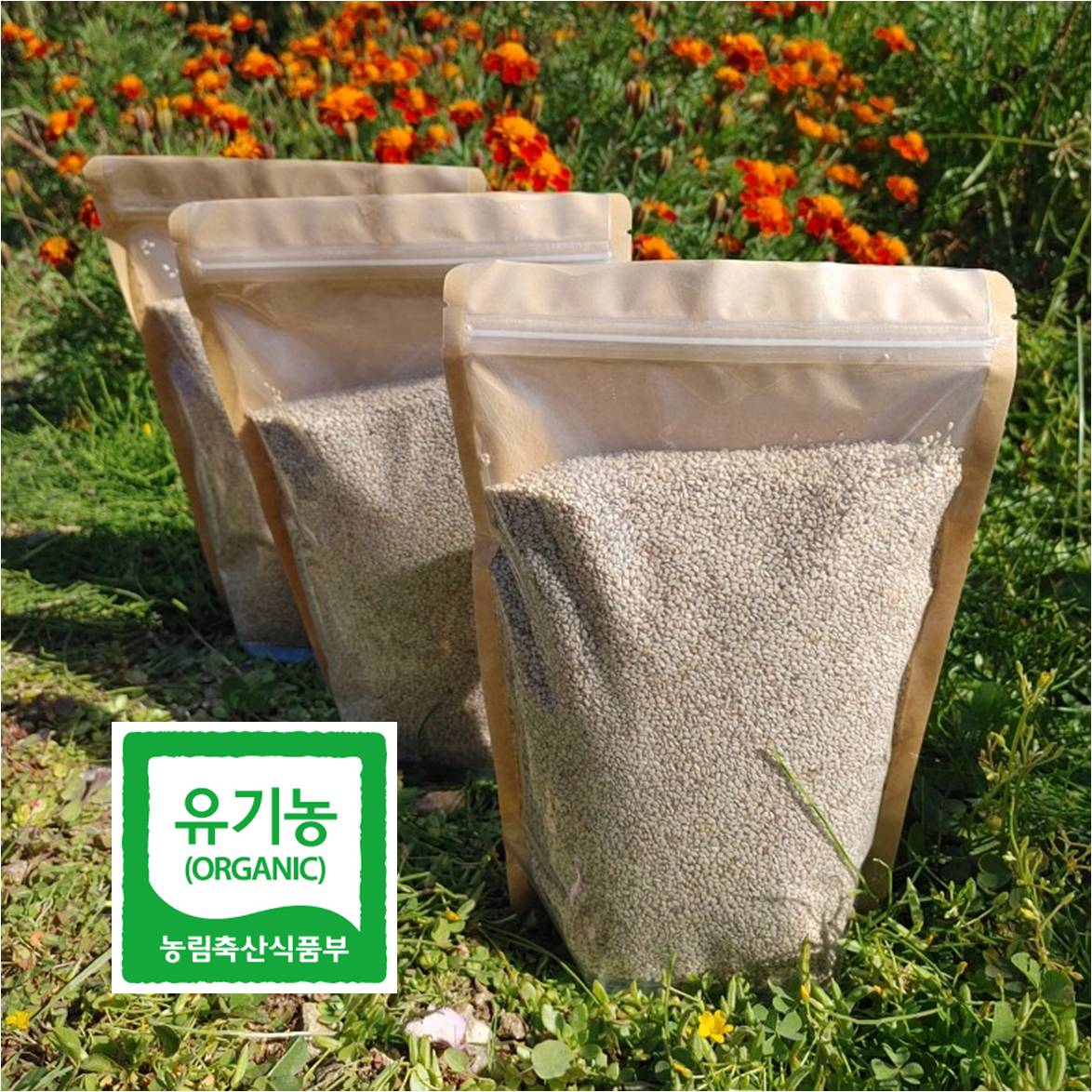 국내산 유기농 참깨 400g 800g - 메인 이미지