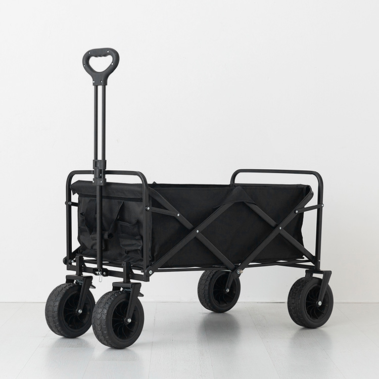 캠폴 캠핑 접이식웨건 대형 8인치 블랙 8556.6870