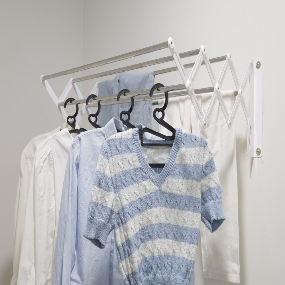 아텍스 미니건조대 빨래 수건 창문 벽부착 슬라이드 건조대 자체제작