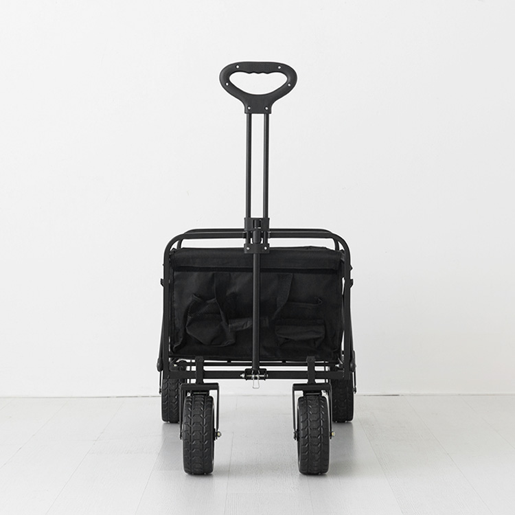 캠폴 캠핑 접이식웨건 대형 8인치 블랙 8556.6870