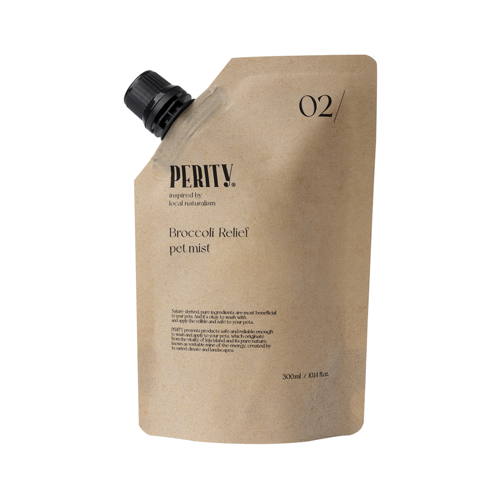 [무료배송]식물성 저자극 강아지 냄새제거 천연 탈취 제주 브로콜리 릴리프 펫 미스트 리필팩 300ml