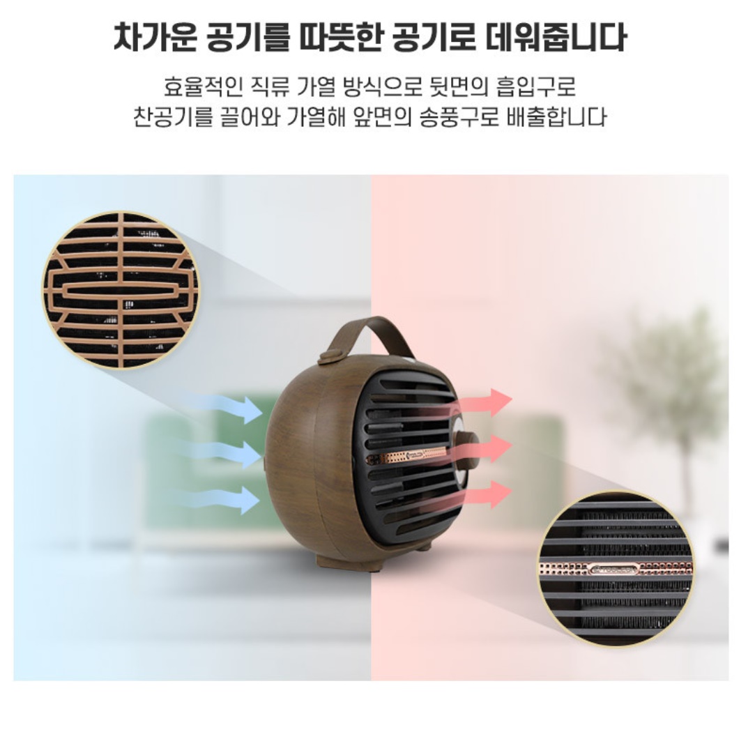 소형난방기 차박온풍기 차박용 히터 가정용난방기 미니히터