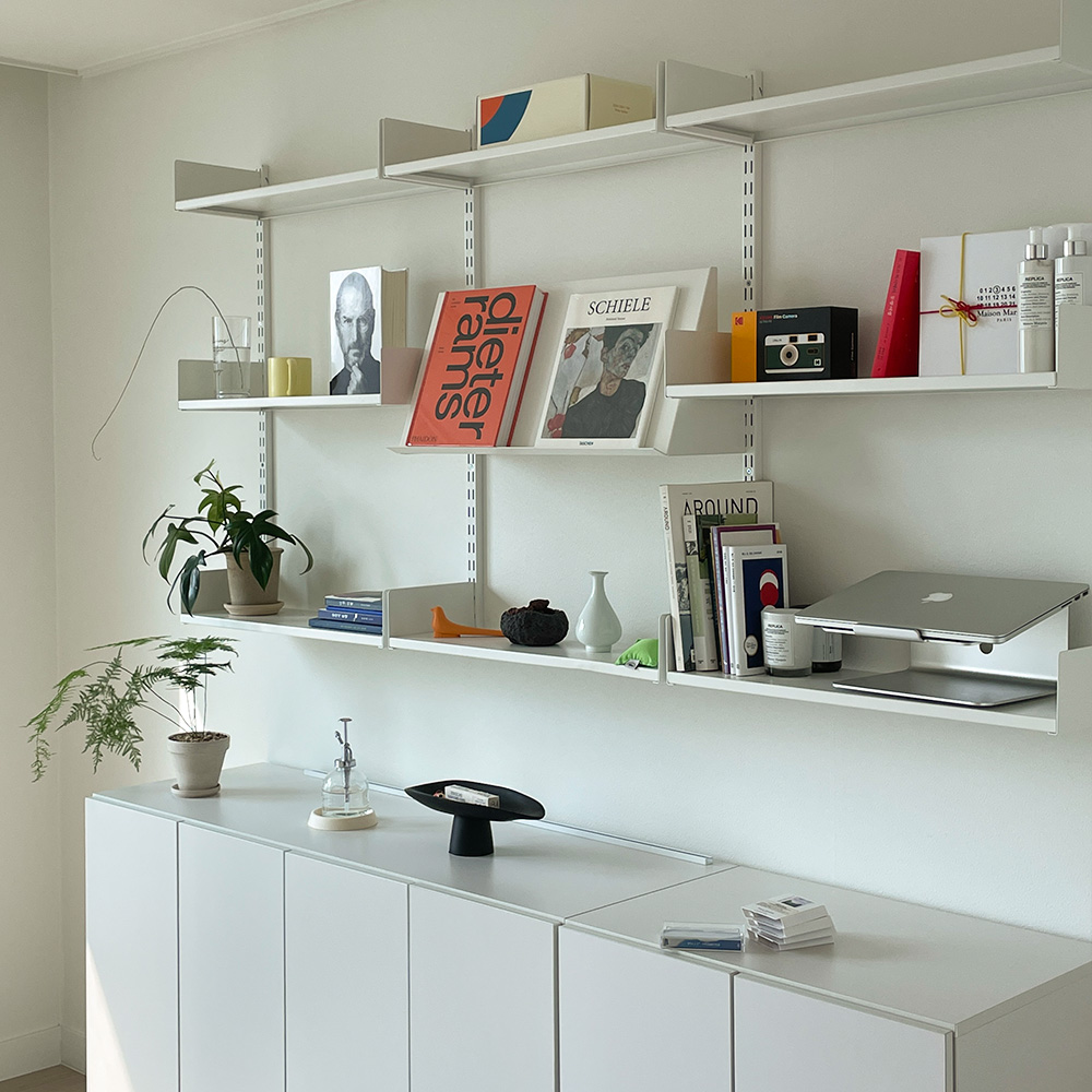 도에르 0002 모듈 시스템 거실 벽 선반 진열대 - 상세 이미지 5