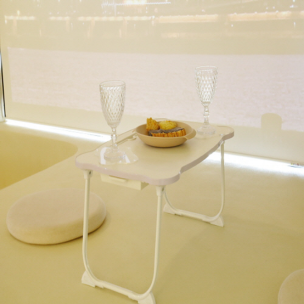 아텍스 곰돌이 좌식테이블 접이식테이블 침대 책상 미니