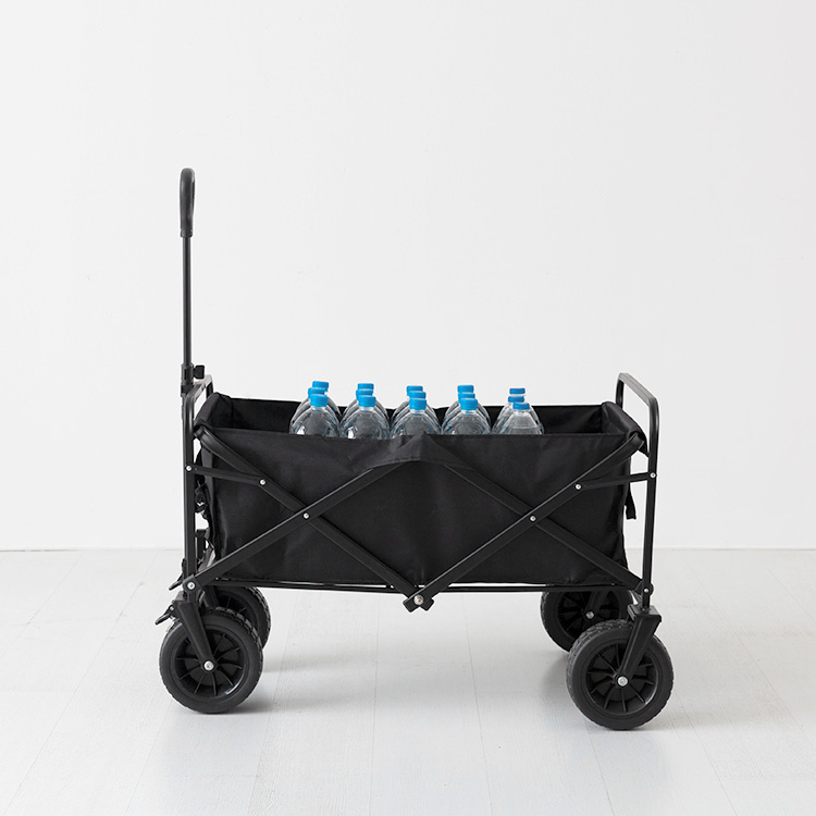 캠폴 캠핑 접이식웨건 대형 8인치 블랙 8556.6870