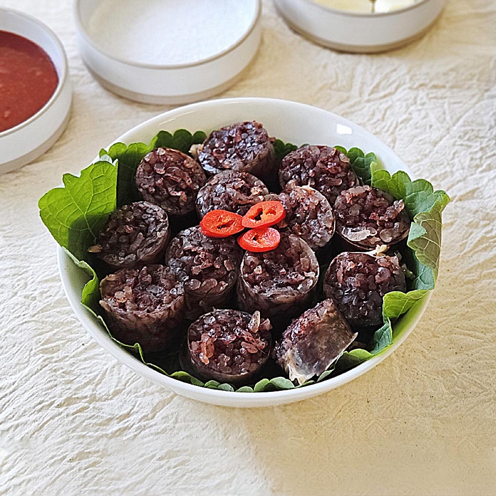 속이 꽉찬 야채 고기 막창 찰순대 토속피순대 500g 1kg - 상세 이미지 2