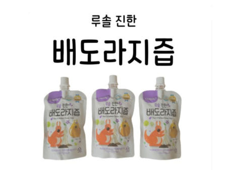 루솔 진한 배도라지즙 선물세트 100ml 60개