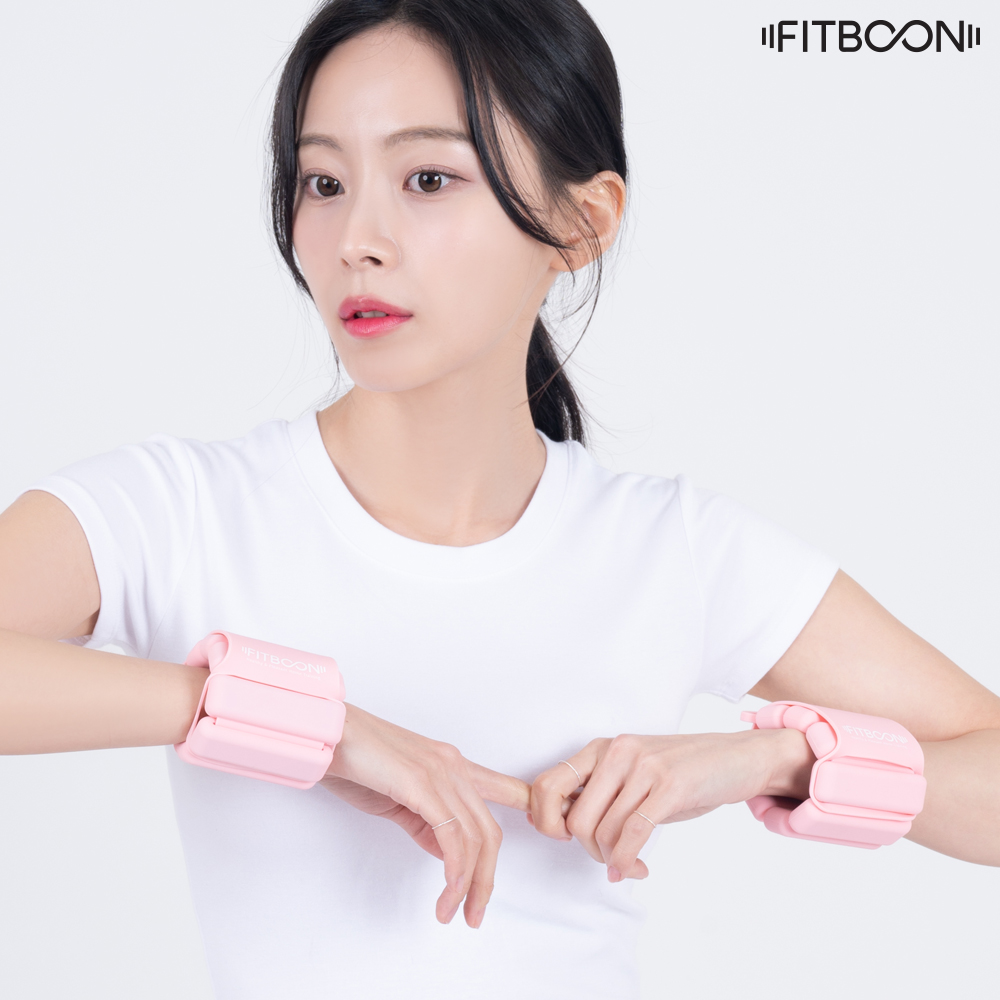 핏분 무게조절 중량밴드 500g 2개 모래주머니 반영구 벨크로 발목 손목 아대 밴드 아령 - 상세 이미지 3