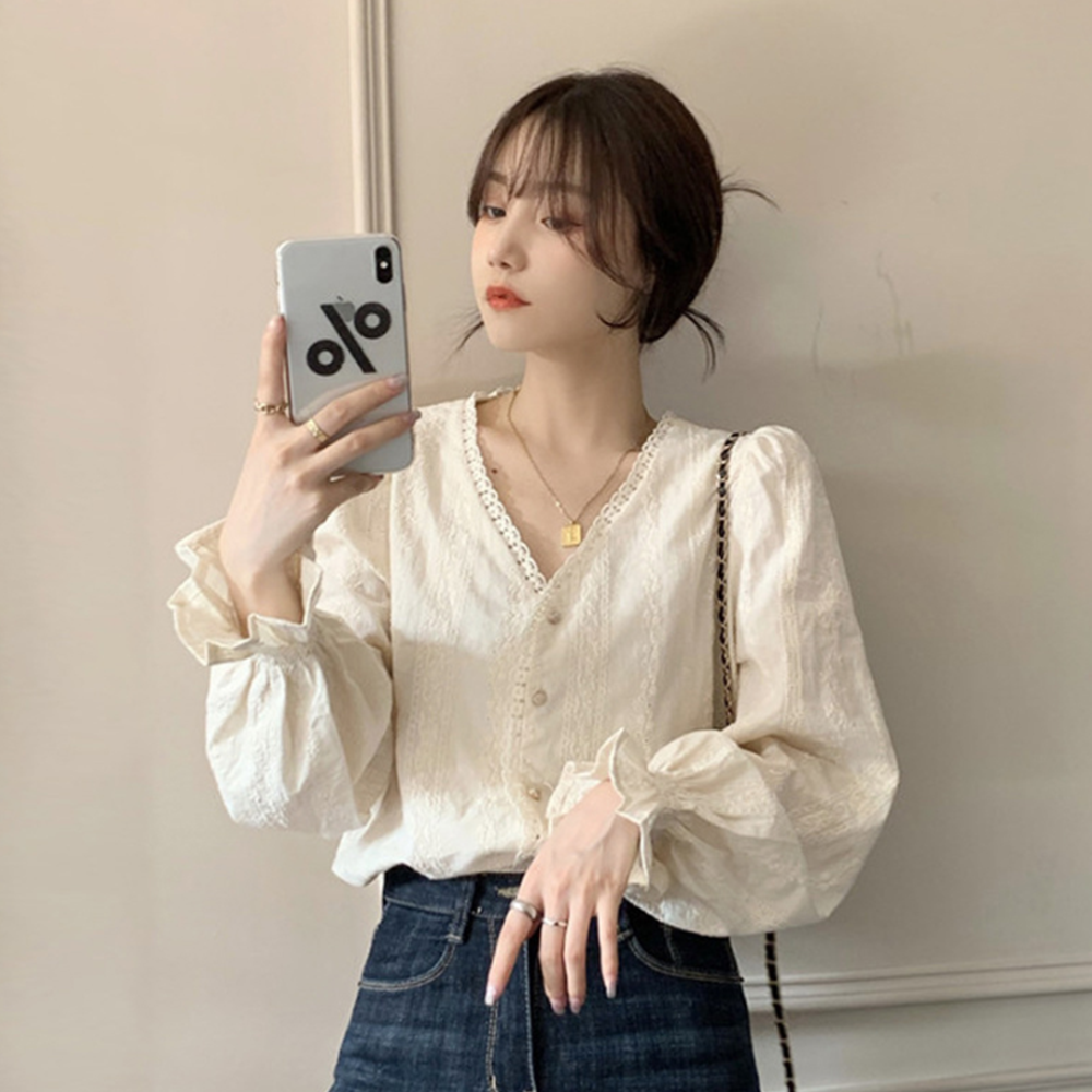 예식장옷차림 친구 결혼식 하객룩 소개팅 복장 러플 블라우스 이미지 4