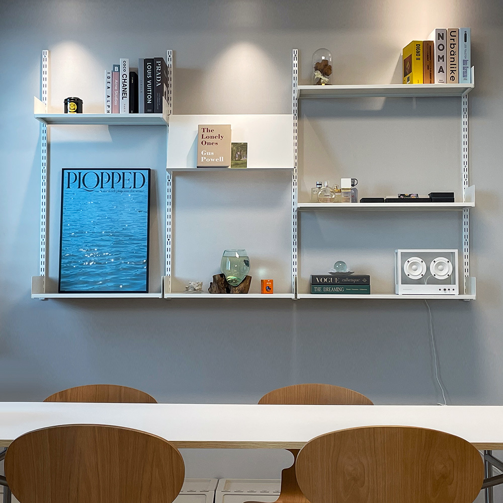 도에르 0004 모듈 시스템 거실 벽 선반 진열대 - 상세 이미지 2