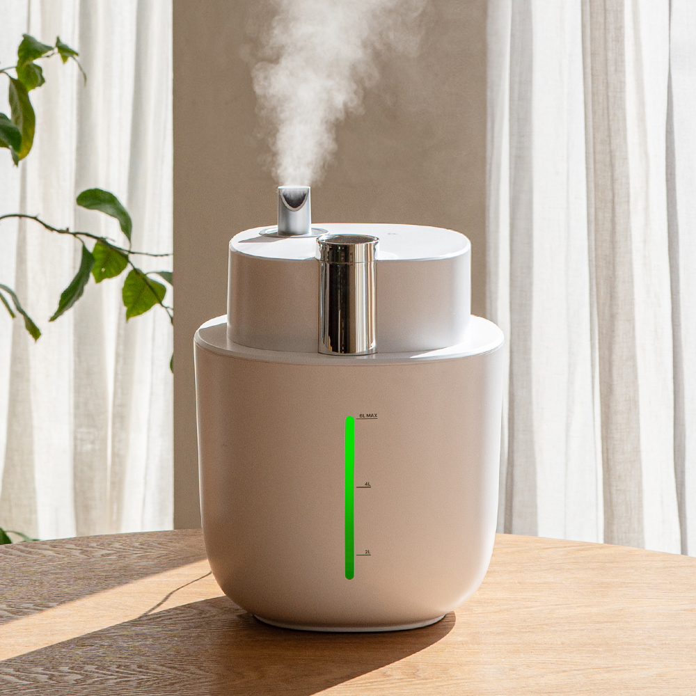 듀플렉스 대용량 가습기 6L 사무실 탁상용 거실 무소음