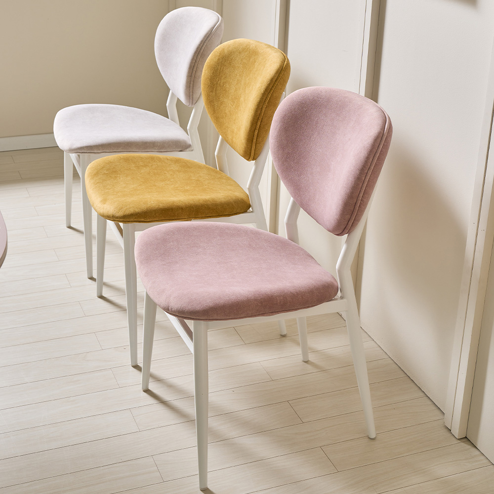 스코나 플로스 조야 아쿠아텍스 패브릭 식탁의자 카페체어