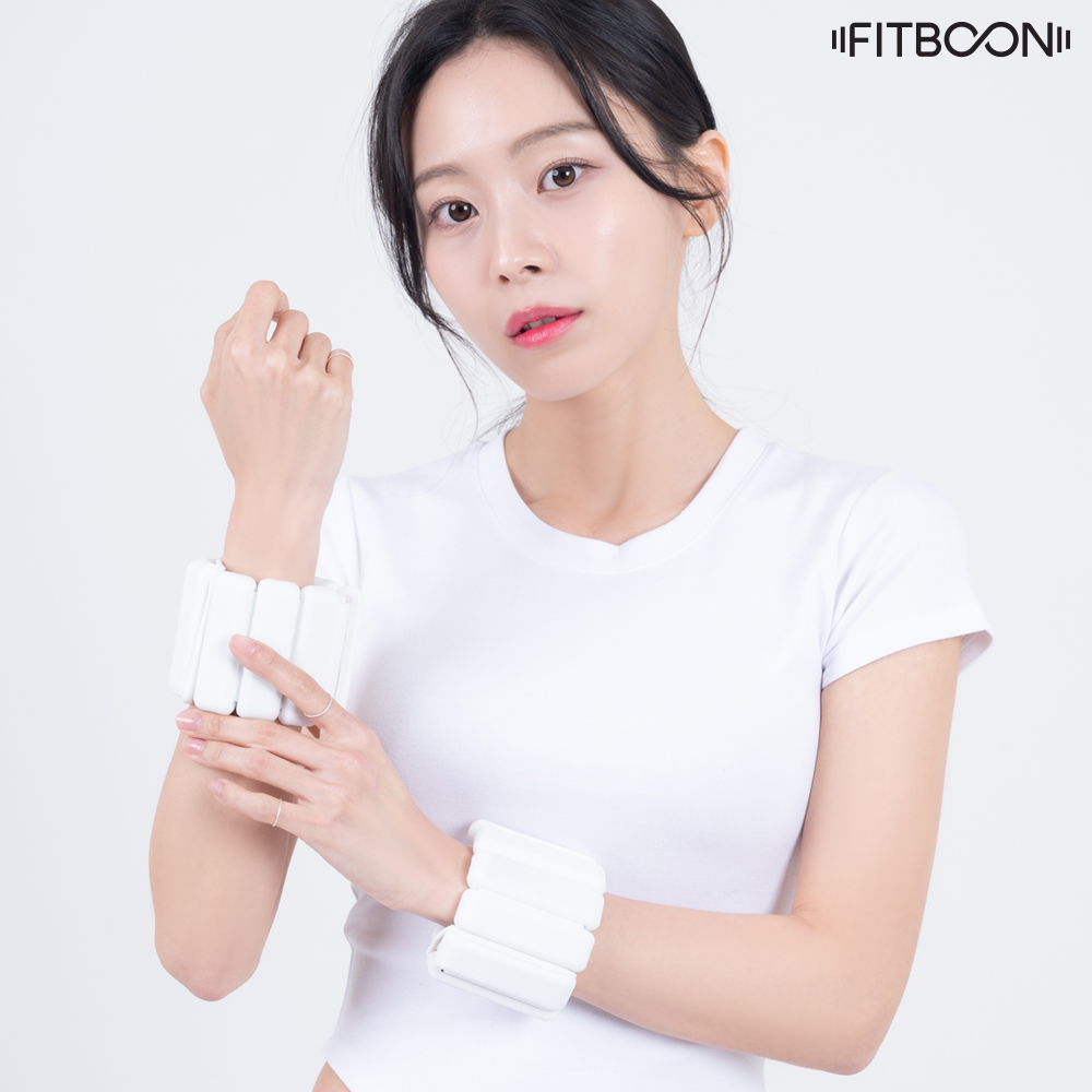 핏분 무게조절 중량밴드 500g 2개 모래주머니 반영구 벨크로 발목 손목 아대 밴드 아령 - 상세 이미지 5