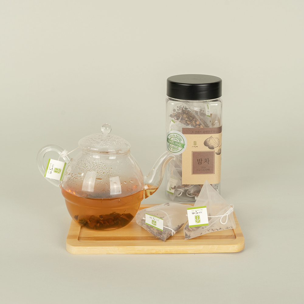 국산 구수한 밤껍질 율피 밤차 20티백