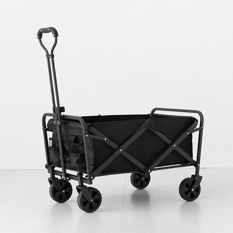 캠폴 캠핑 접이식웨건 중형 5인치 블랙 7060.8531