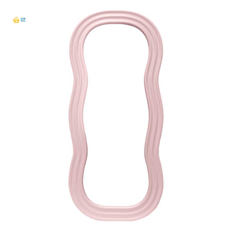대형전신거울 스탠드 노르딕 레드 화장대 비정형 전신거울 인 이미지 1