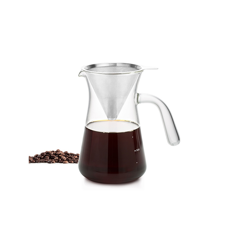 [원가 SALE] 사마글라스 내열유리 커피드리퍼 핸드드립세트 0.6L [FT-012]