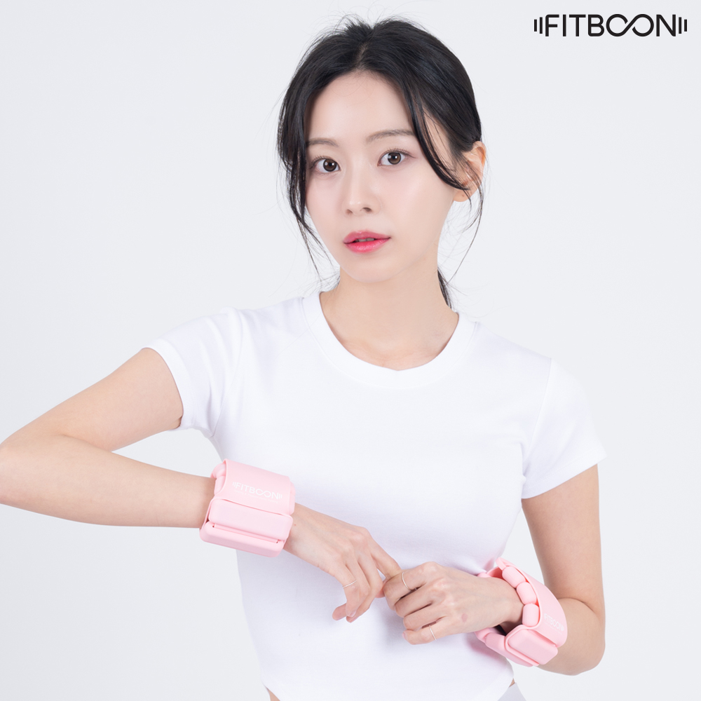 핏분 무게조절 중량밴드 500g 2개 모래주머니 반영구 벨크로 발목 손목 아대 밴드 아령 - 상세 이미지 2